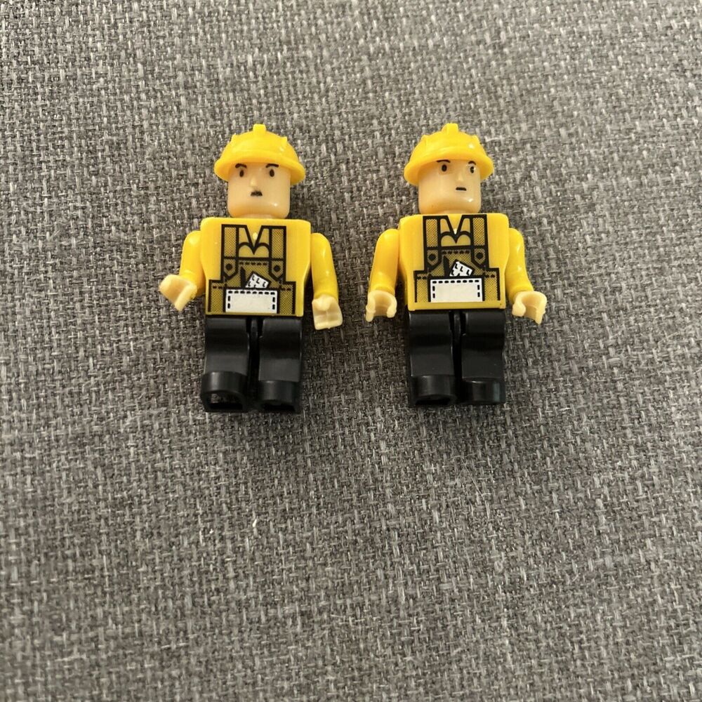 Best-Lock Mini Figure Construction Worker Set of 2 Building Bricks